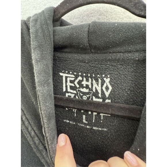 Technoblade Mens Black Good Game Alexander Pullover Hooded Sweatshirt Size Large - Picture 6 of 8